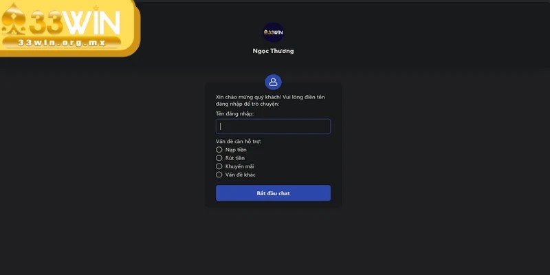 Đăng nhập 33WIN - Truy cập tài khoản để trải nghiệm giải trí 4 Lấy lại mật khẩu đăng nhập 33WIN dễ dàng nếu quên thông tin