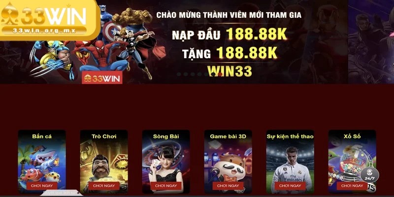 Nạp tiền 33WIN - Đa dạng phương thức thực hiện dễ dàng 1 Điều kiện và quy định để thực hiện nạp tiền 33WIN