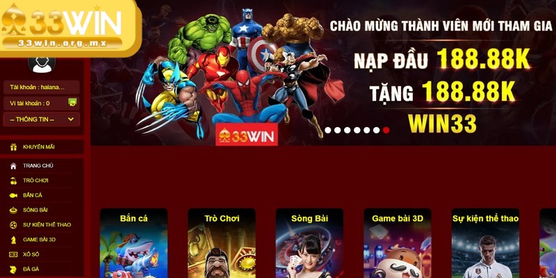 Thưởng tích lũy tuần 33WIN - Cơ hội tuyệt vời có 1 không 2 1 Với thưởng tích lũy tuần 33WIN tất cả anh em giải trí đều nhận được