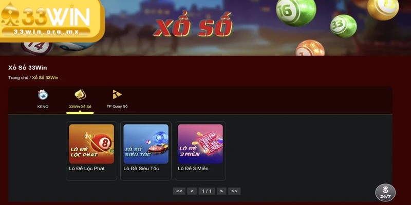 Xổ số 33WIN - Thế giới giải trí cùng các con số may mắn 3 Hình thức xổ số 33WIN được yêu thích nhất
